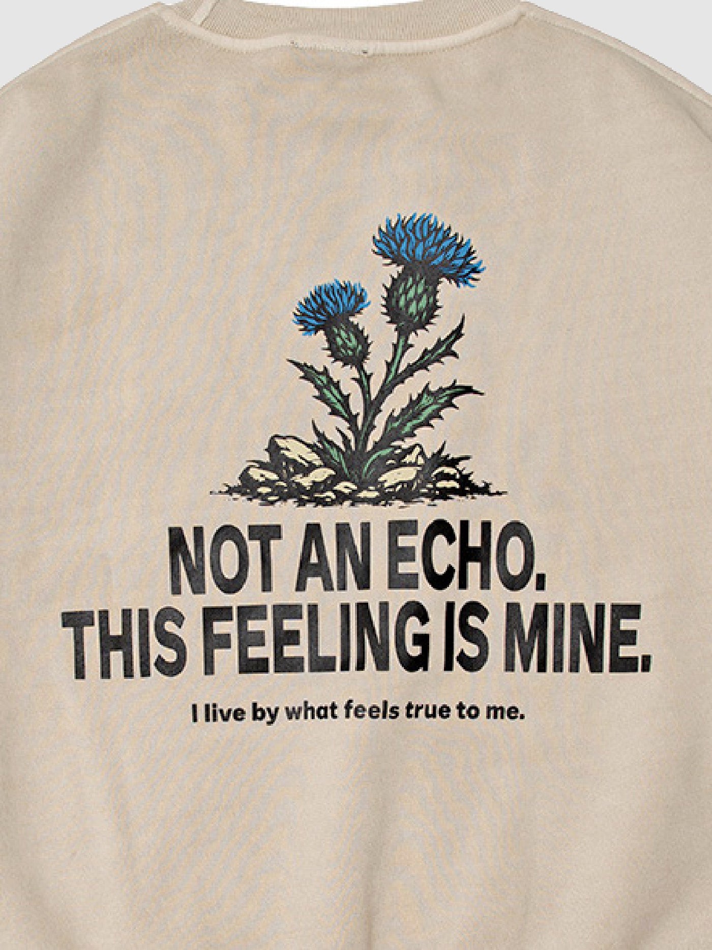 【2.7 (Sat) 12:00 Release】FLUTTER | Double Dyeing B/S Sweat - Sand