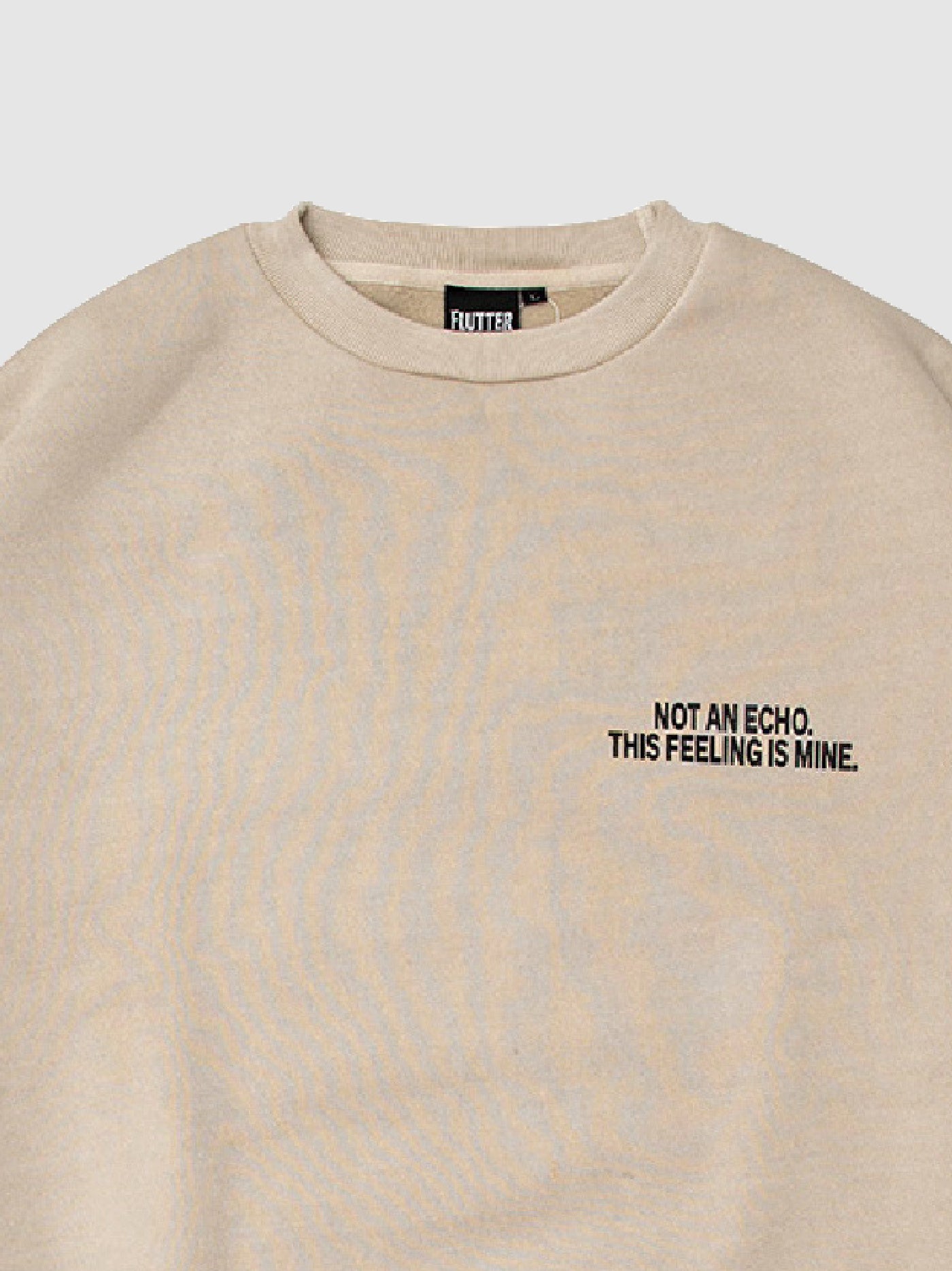 【2.7 (Sat) 12:00 Release】FLUTTER | Double Dyeing B/S Sweat - Sand