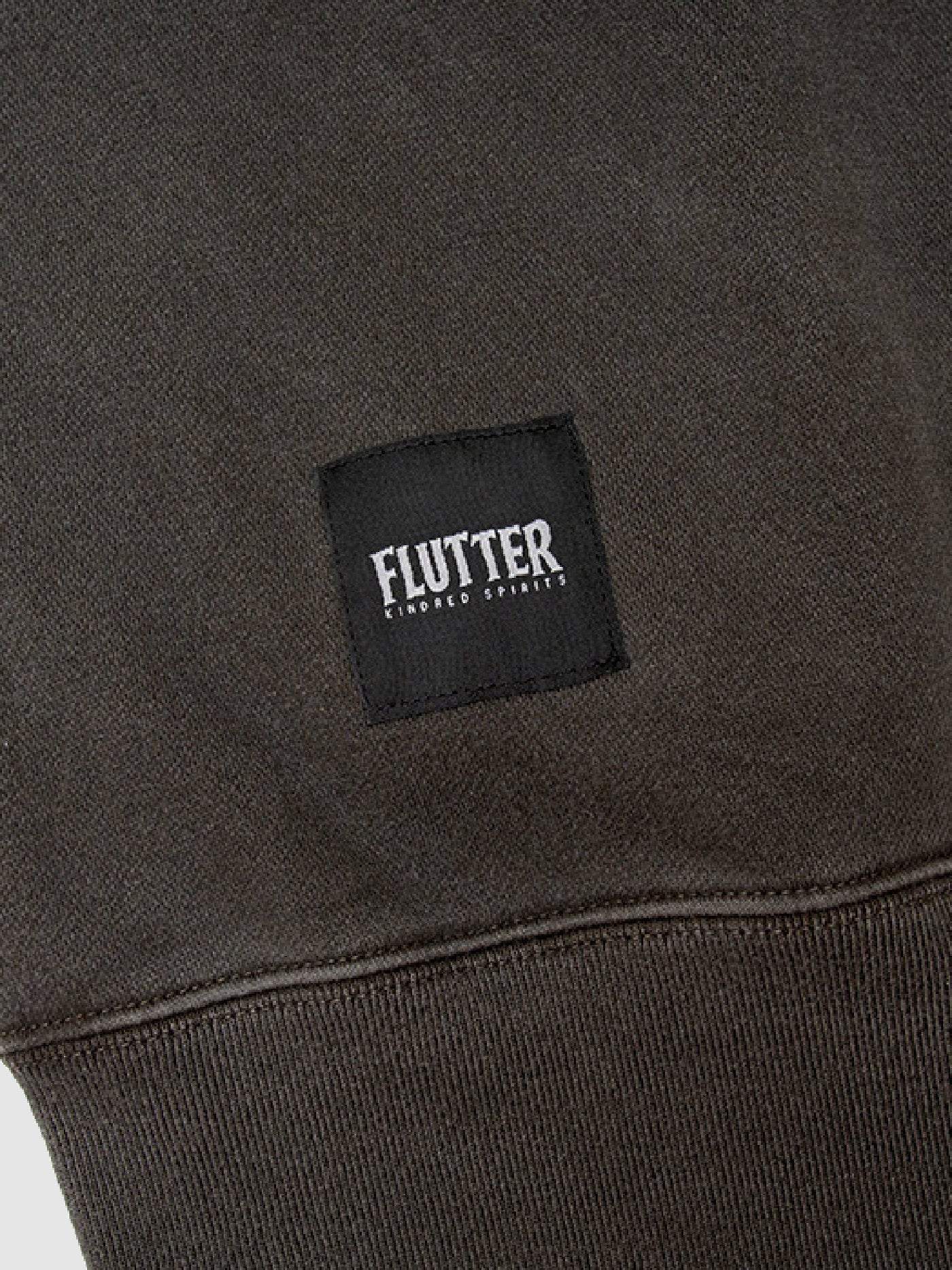 【2.7 (Sat) 12:00 Release】FLUTTER | Double Dyeing B/S Sweat - Sumi