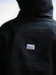 MINE USA | Embroidery Zip Up Hoodie - Black