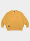 【2.25 (Tue) 12:00 Release】FLUTTER | Pigment Dye Origin logo B/S Sweat - Mustard