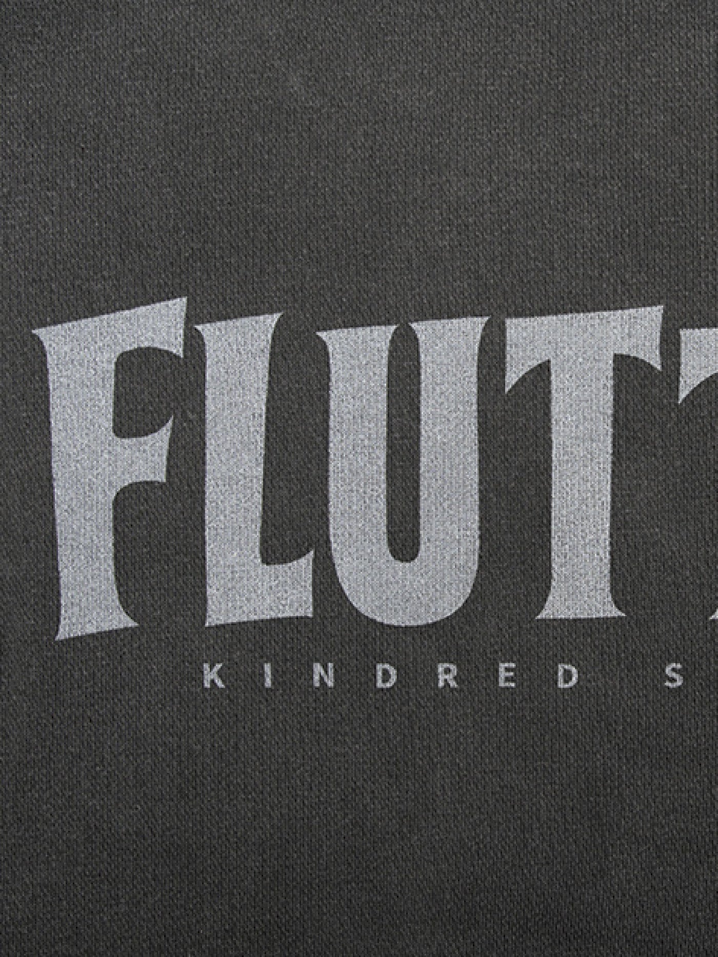 【2.25 (Tue) 12:00 Release】FLUTTER | Pigment Dye Origin logo B/S Sweat - Black