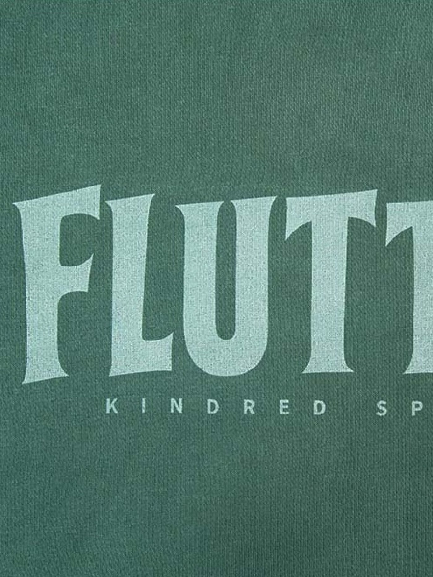 【2.25 (Tue) 12:00 Release】FLUTTER | Pigment Dye Origin logo B/S Sweat - Green