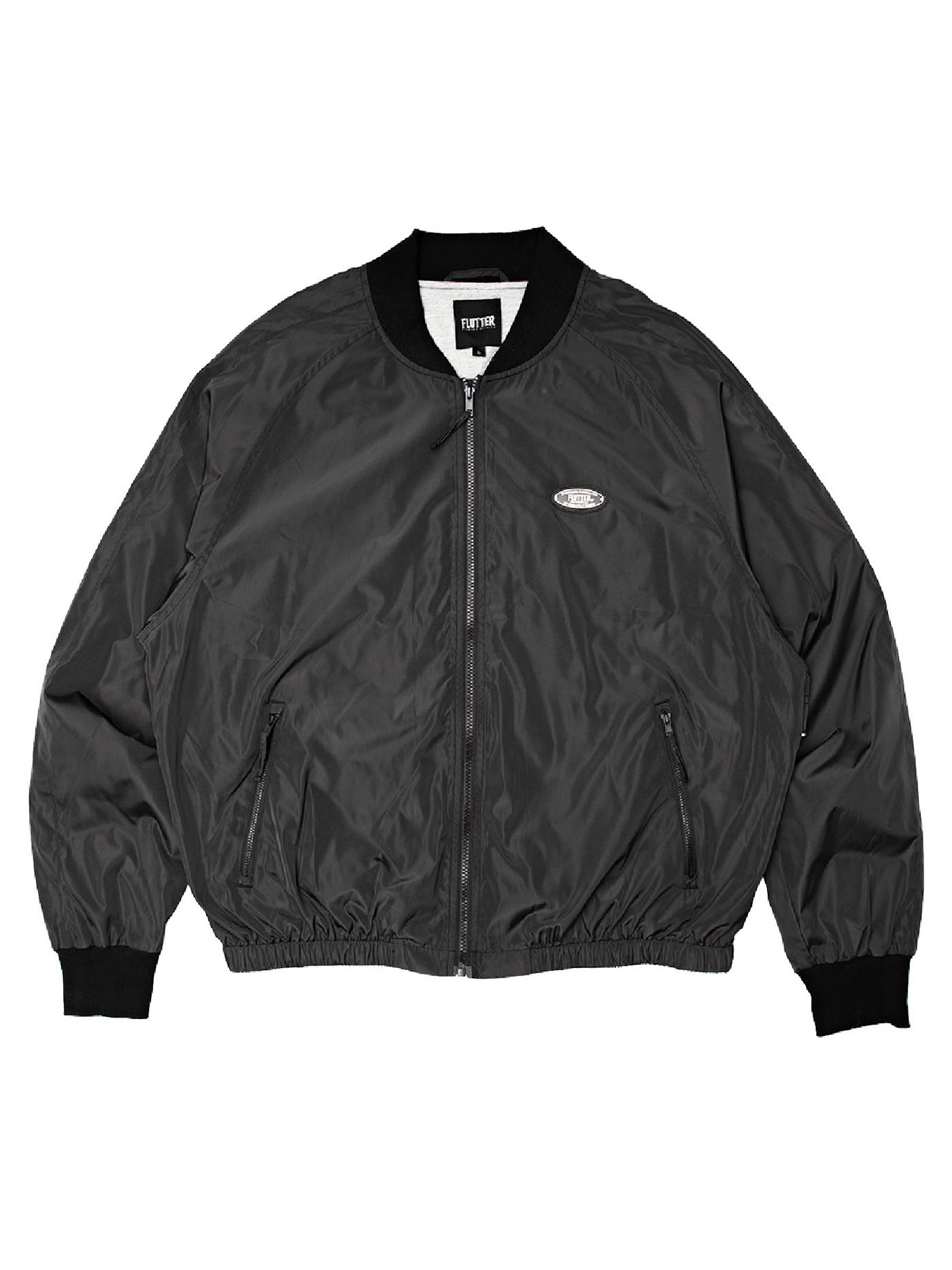 FLUTTER | OG Logo Bomber Jacket - Graphite Black