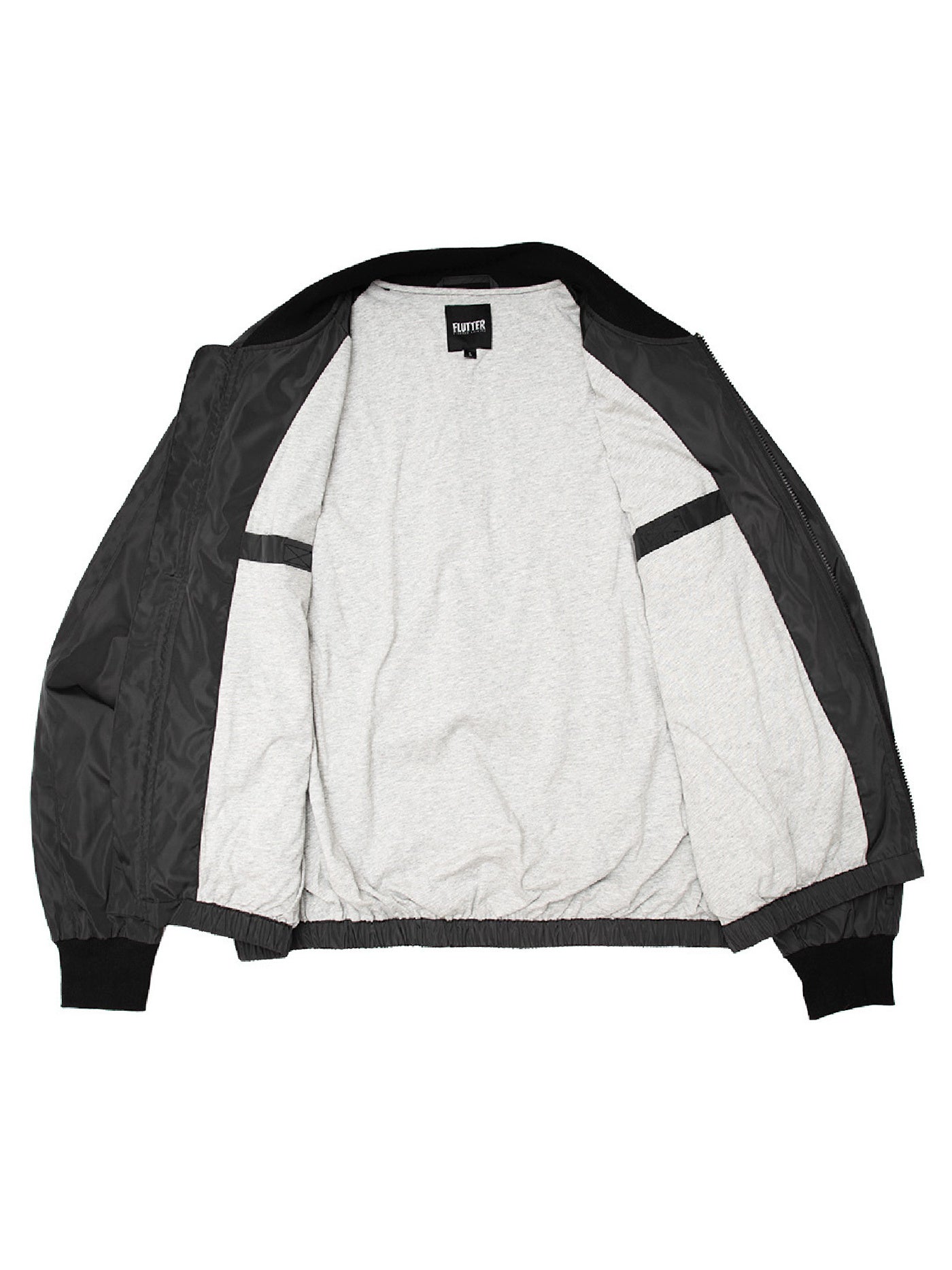 FLUTTER | OG Logo Bomber Jacket - Graphite Black