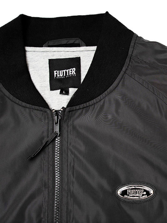 FLUTTER | OG Logo Bomber Jacket - Graphite Black