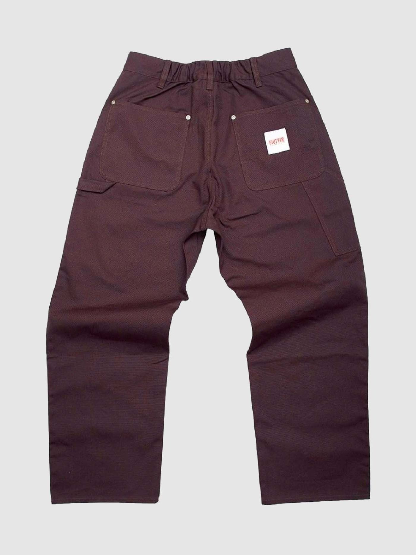 FLUTTER | Cotton Duck Painter Pants - Brown