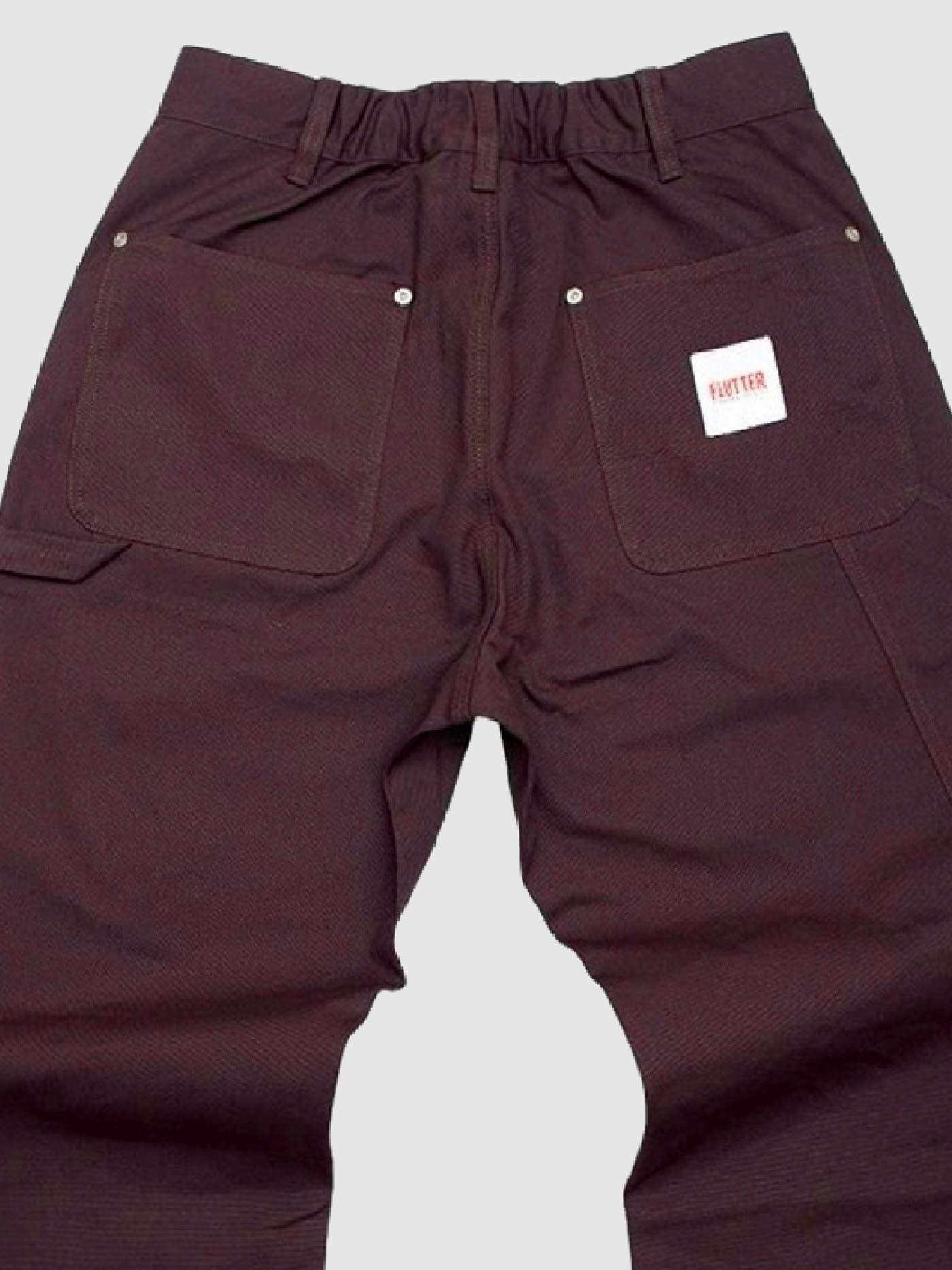 FLUTTER | Cotton Duck Painter Pants - Brown