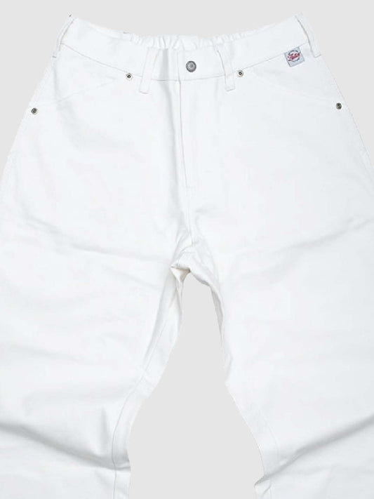FLUTTER | Cotton Duck Painter Pants - White