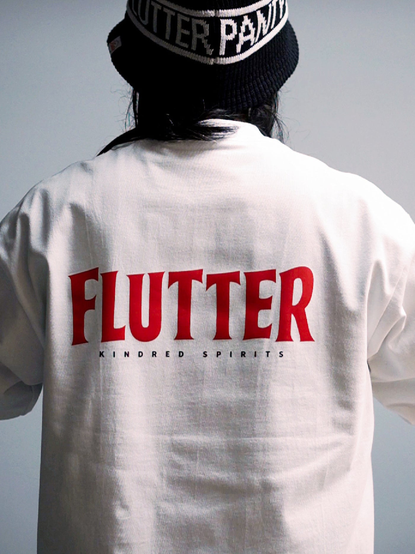 FLUTTER | OG Logo L/S Tee - White