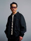 FLUTTER | "The Dress" Cotton Twill Coach Jacket - Black