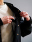 FLUTTER | "The Dress" Cotton Twill Coach Jacket - Black