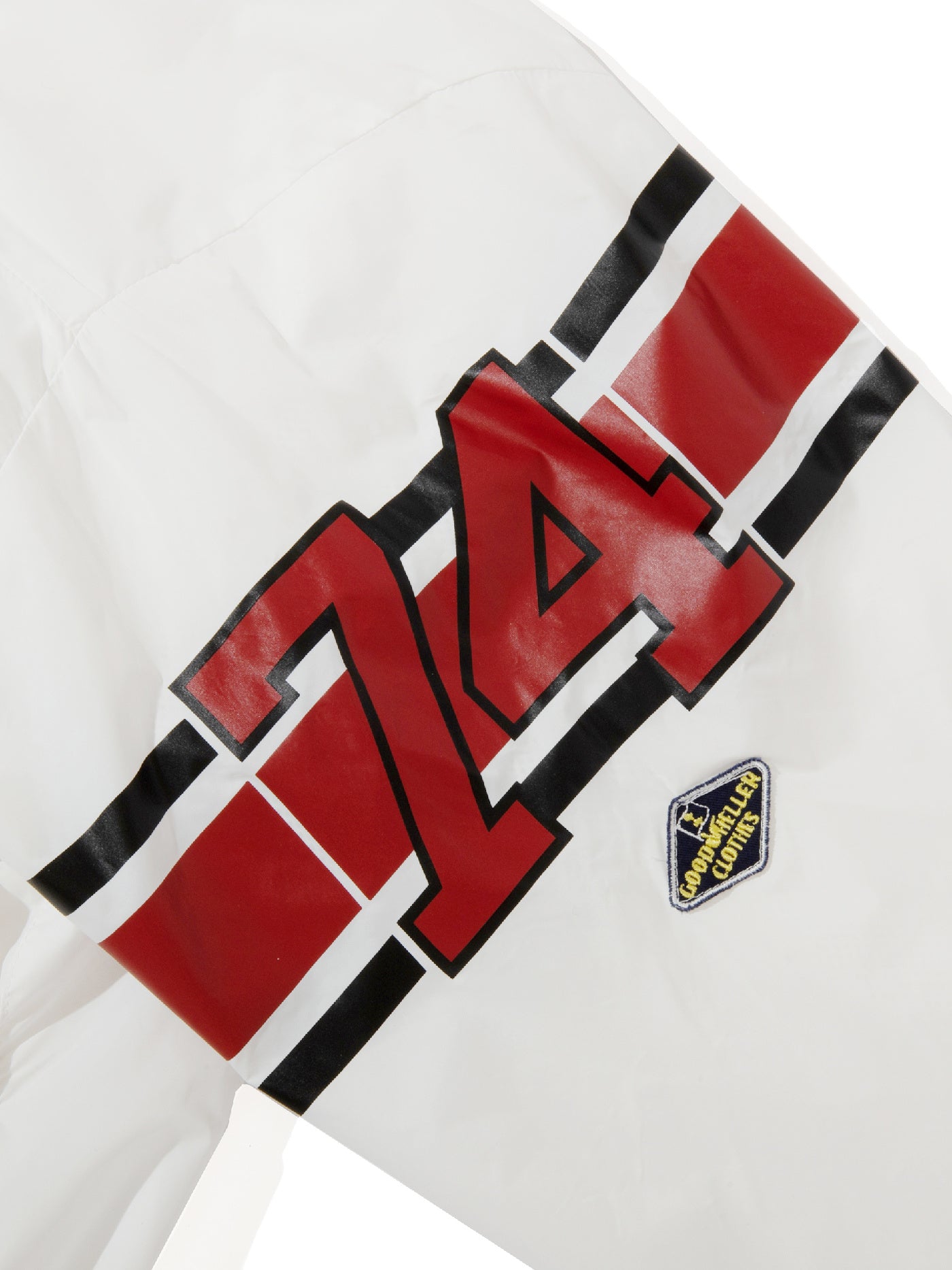 【1.24 (Sat) 12:00 Release】GOOD HELLER | NYLON FOOTBALL L/S T-SHIRT - White