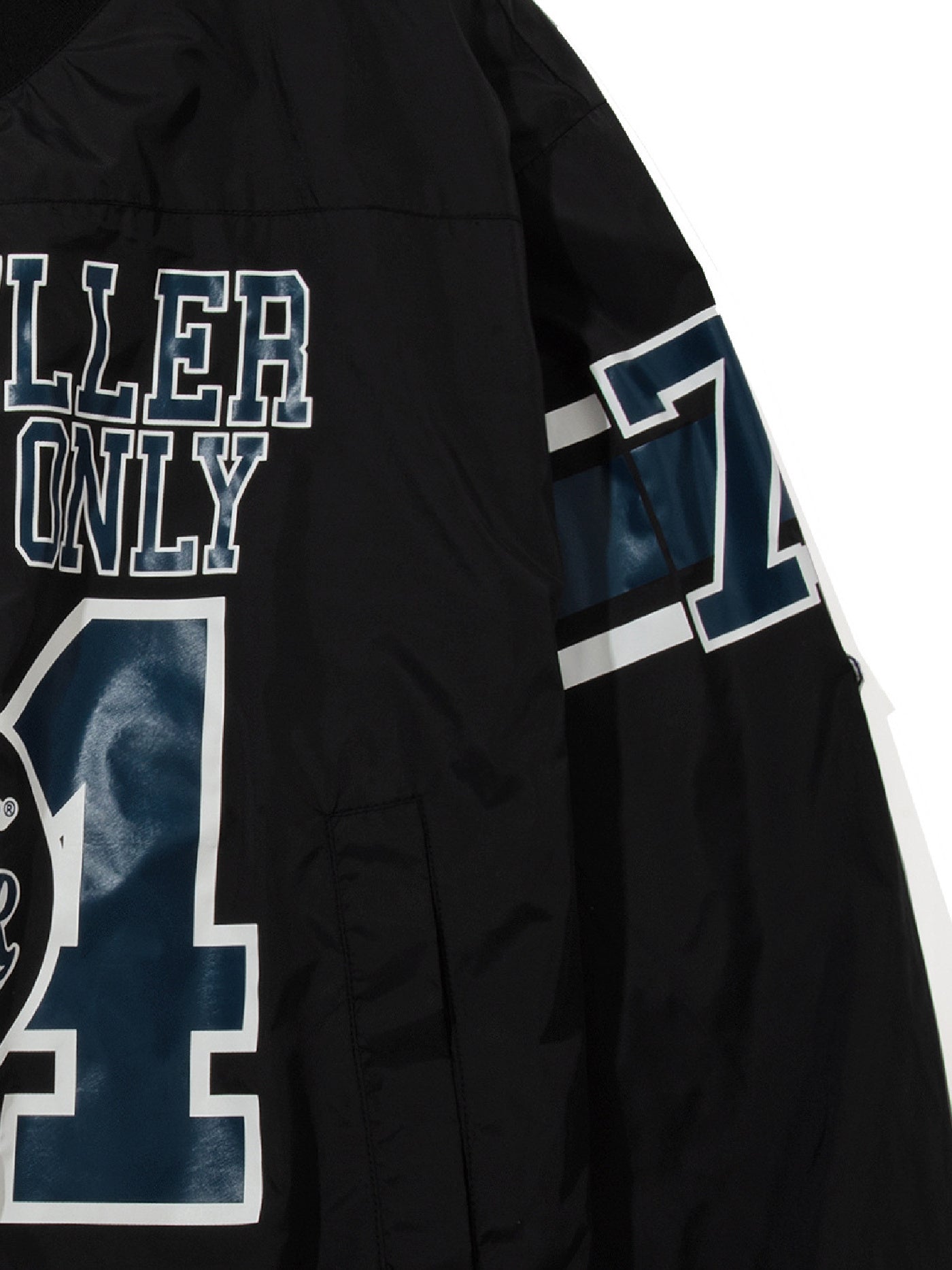 【1.24 (Sat) 12:00 Release】GOOD HELLER | NYLON FOOTBALL L/S T-SHIRT - Black