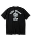 GOOD HELLER | SKULL&SNAKE AMERICAN LOGO T-SHIRT - Black