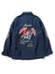 GOOD HELLER | KOR ARMY TYPE SOUVENIR JACKET DRAGON AND US EAGLE EMBROIDERIES - Navy