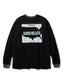 GOOD HELLER | AMERICAN LOGO TRIM L/S T-SHIRT - Black
