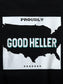 GOOD HELLER | AMERICAN LOGO TRIM L/S T-SHIRT - Black