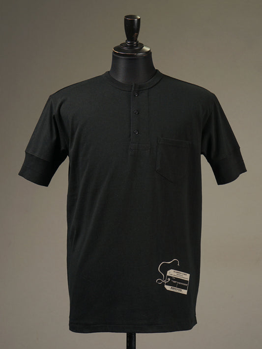 【6.10 (Tue) Release】BY GLADHAND | GLADDEN LINES - S/S HENRY T-SHIRTS / BYGH5120 - Black