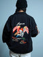 GOOD HELLER | KOR ARMY TYPE SOUVENIR JACKET DRAGON AND US EAGLE EMBROIDERIES - Black