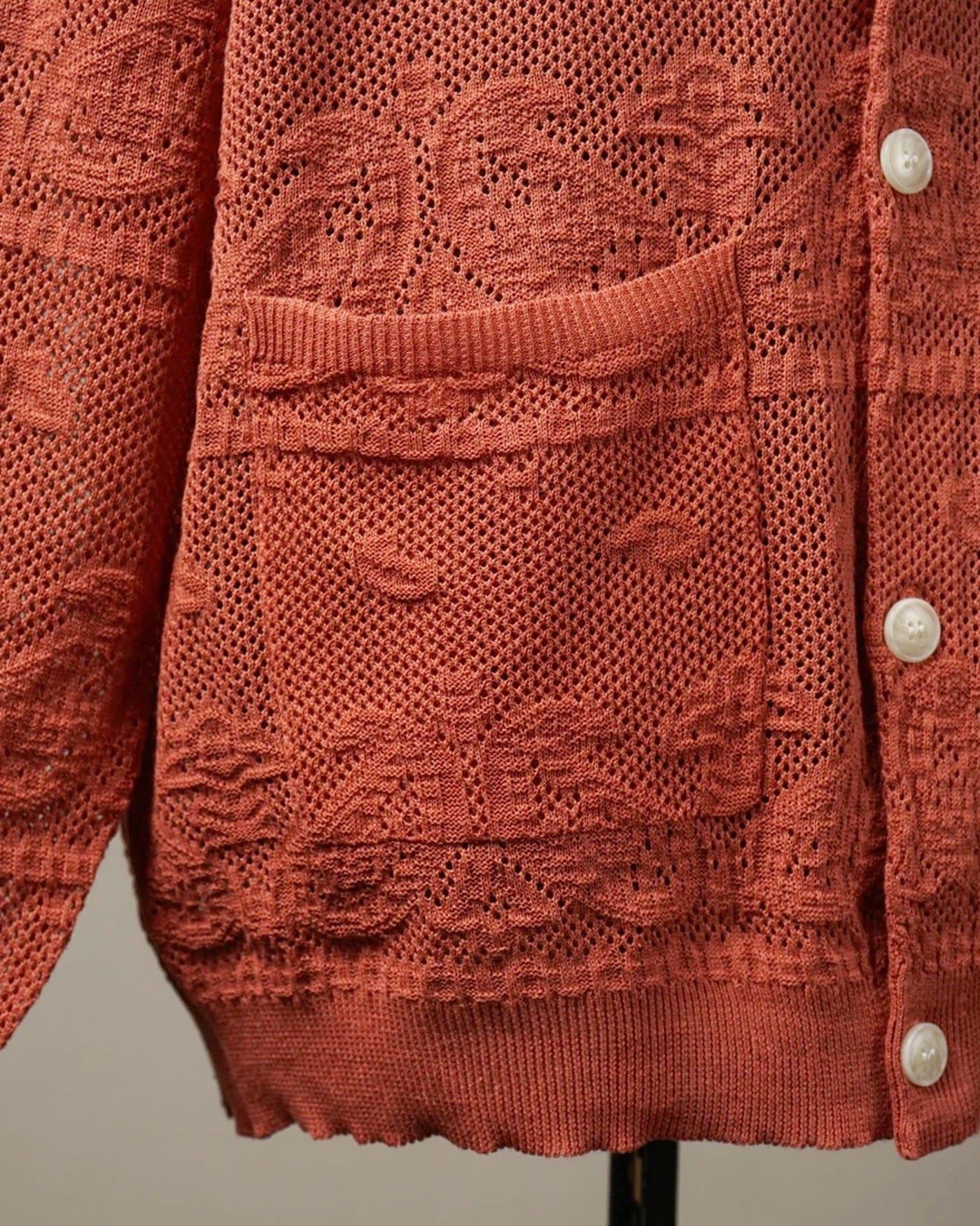 GANGSTERVILLE | PAISLEY - JQ KNIT CARDIGAN - Pink