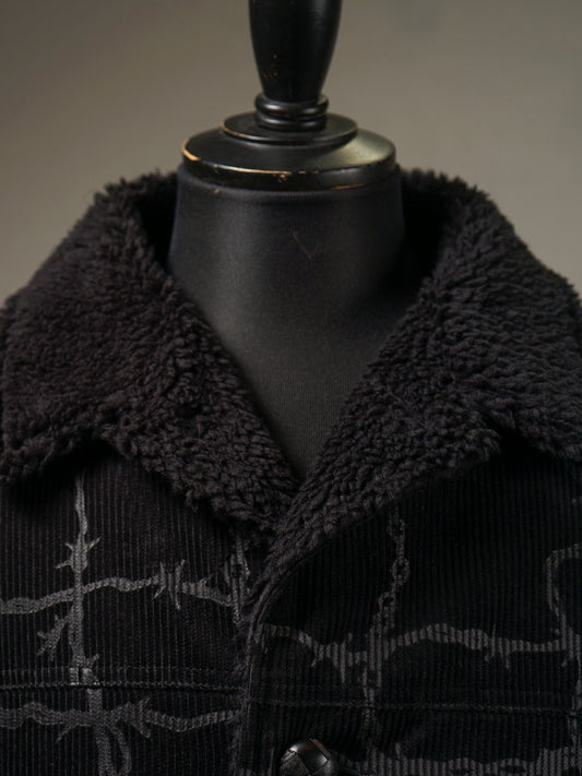 GANGSTERVILLE | BARBED WIRE - RANCH COAT / GSV5302 - Black