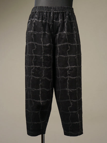 GANGSTERVILLE | BARBED WIRE - EASY PANTS / GSV5303 - Black