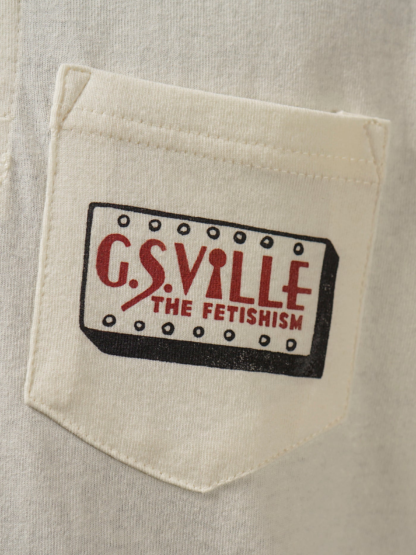 GANGSTERVILLE | THE FETISHISM - L/S HENRY T-SHIRTS / GSV5310 - White