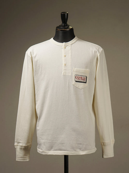 GANGSTERVILLE | THE FETISHISM - L/S HENRY T-SHIRTS / GSV5310 - White