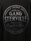GANGSTERVILLE | CIRCLE SIG - L/S T-SHIRTS / GSV5311 - Black/Gray