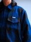 RADIALL | TAILGATE - REGULAR COLLARED SHIRT L/S - Navy/Black