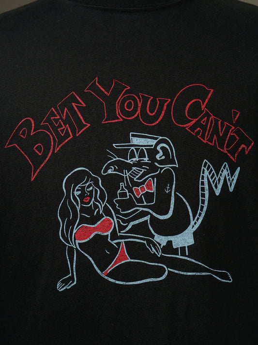 WEIRDO | BEACH FINK - S/S T-SHIRTS / WRD5124 - Black