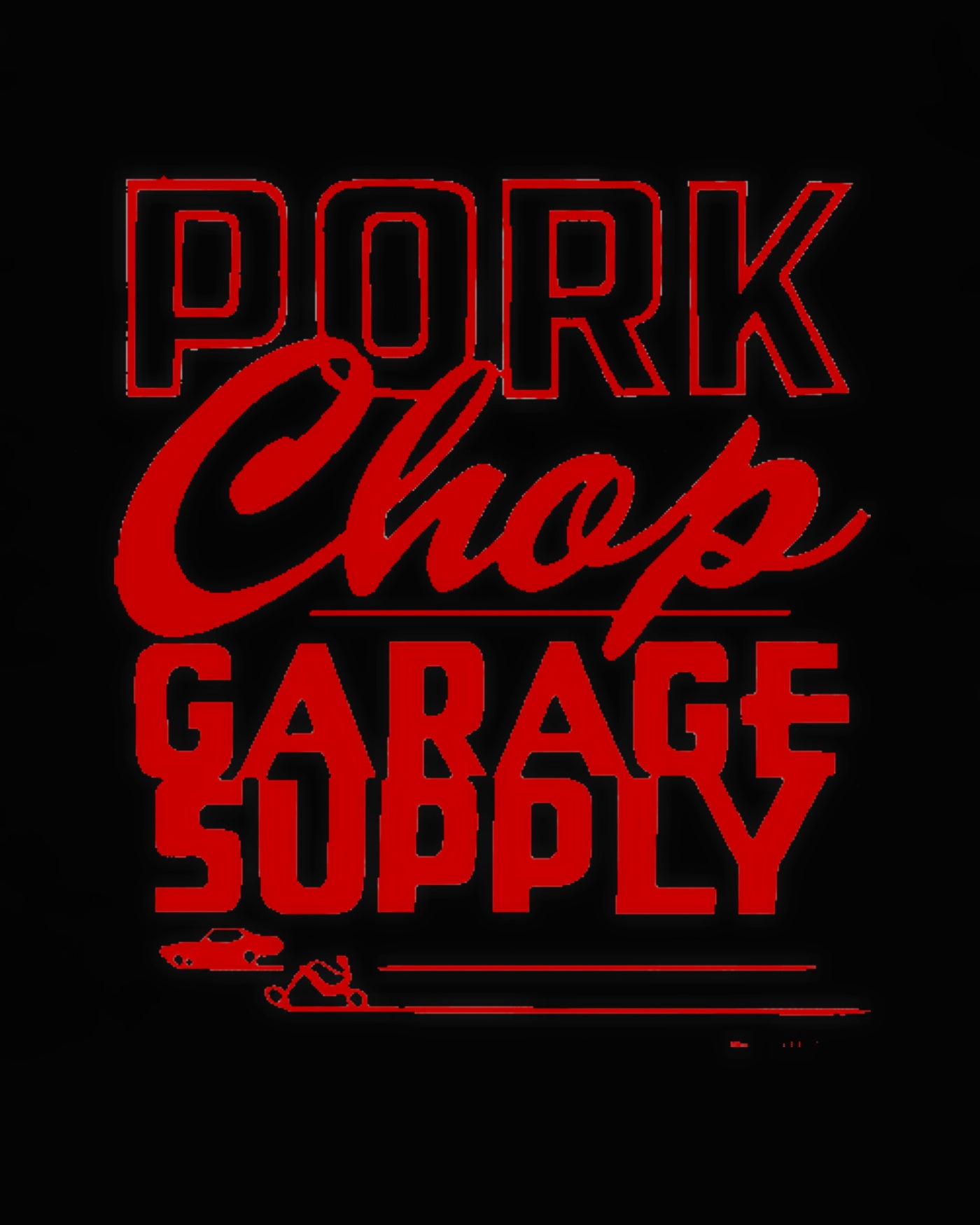 PORKCHOP | MASA SCULP L/S TEE A - Black