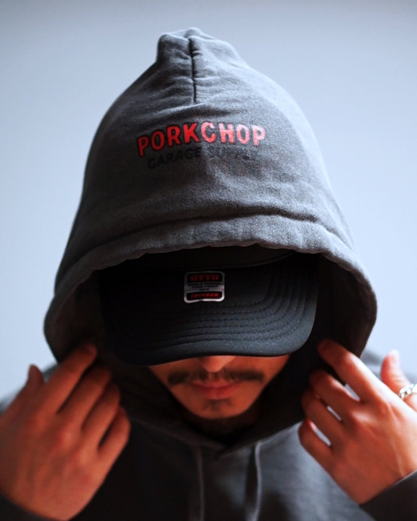PORKCHOP | MASA SCULP HOODIE A - Acid Black