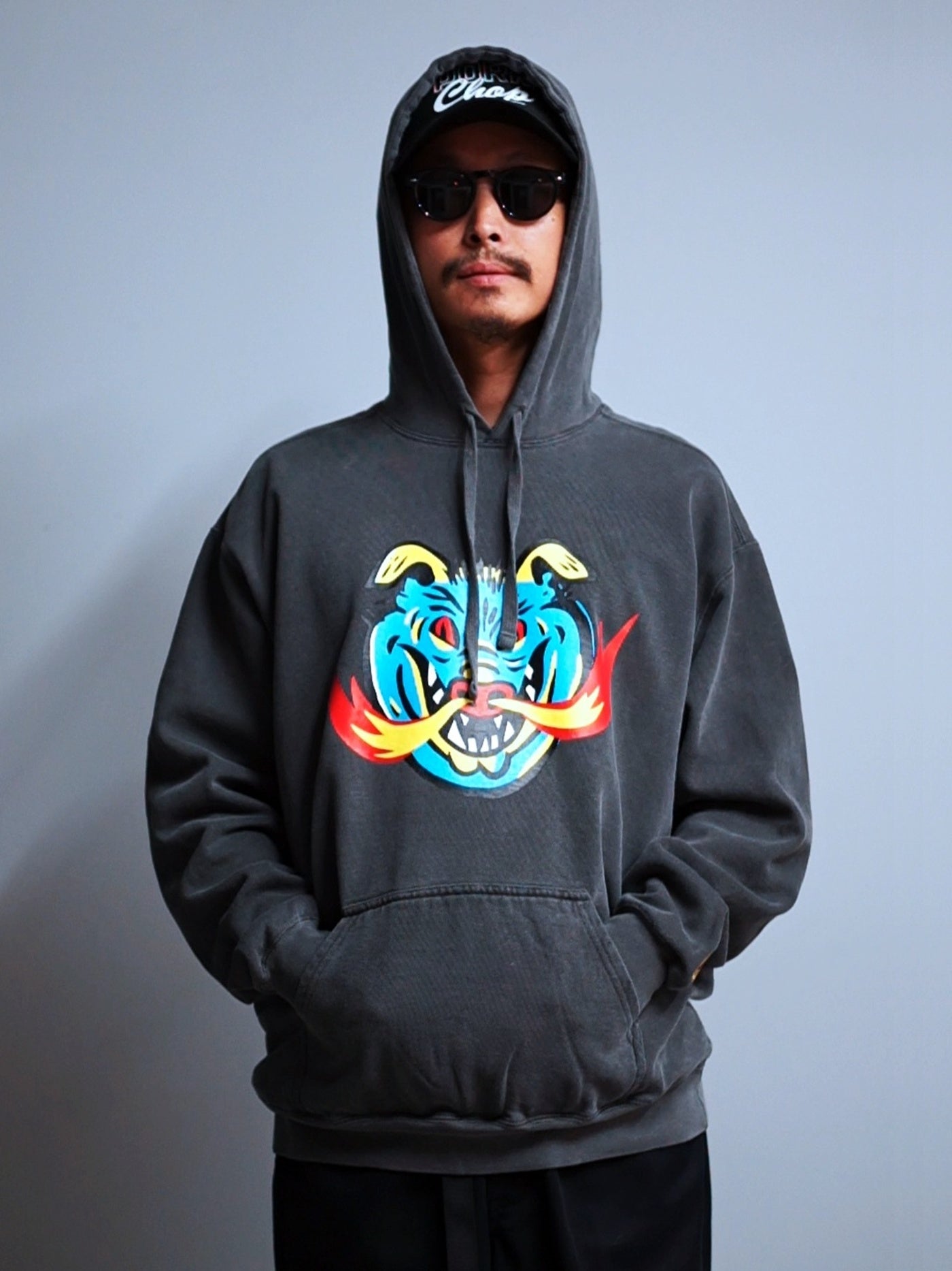 PORKCHOP | MASA SCULP HOODIE A - Acid Black