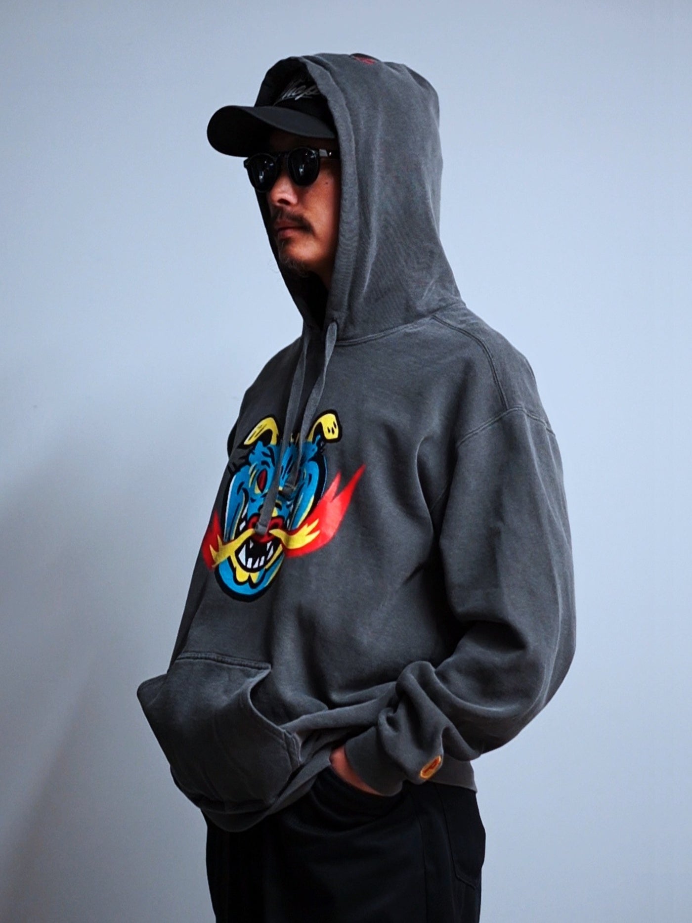 PORKCHOP | MASA SCULP HOODIE A - Acid Black