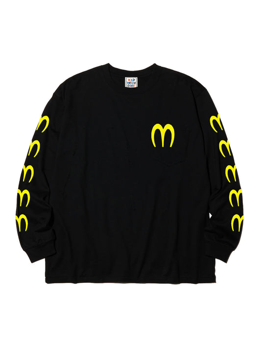 【9.28 (Sun) 12:00 Release】MAD MOUSE COMIC | McDowell's L/S TEE - Black
