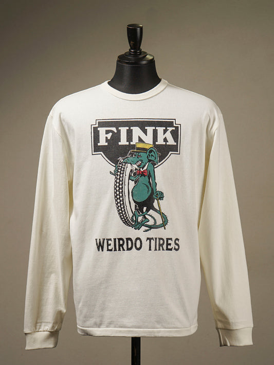WEIRDO | WRD FINK - L/S T-SHIRTS / WRD5313 - White
