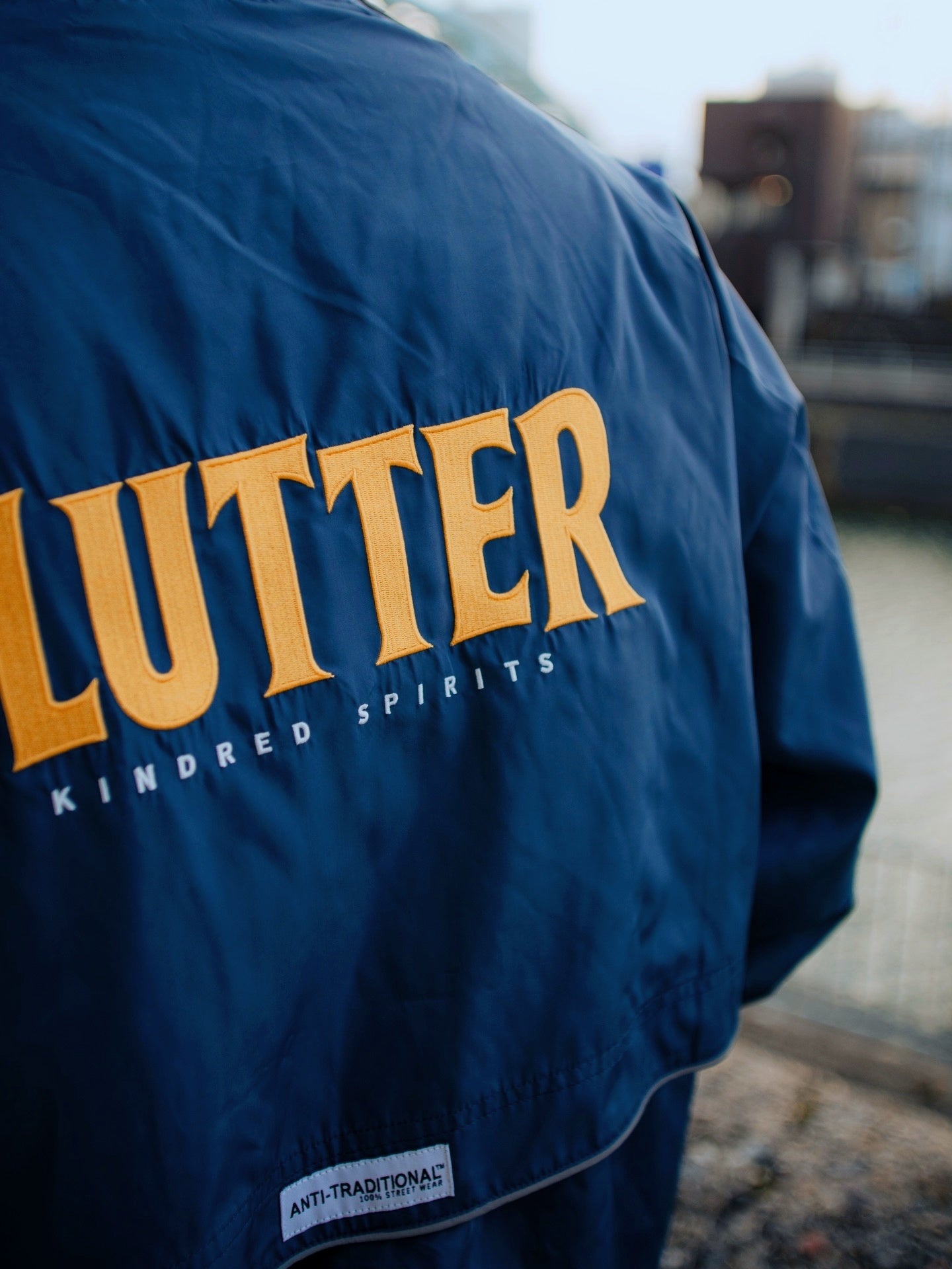 FLUTTER | OG Logo Bomber Jacket - Navy