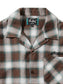 【9.20 (Sat) 12:00 Release】GOOD HELLER | OMBRE CHECK L/S SHIRT - Brown