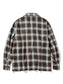 【9.20 (Sat) 12:00 Release】GOOD HELLER | OMBRE CHECK L/S SHIRT - Brown