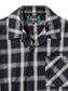 【9.20 (Sat) 12:00 Release】GOOD HELLER | OMBRE CHECK L/S SHIRT - Black