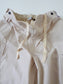 FLUTTER | T/C Track Cargo Pants - Light Beige