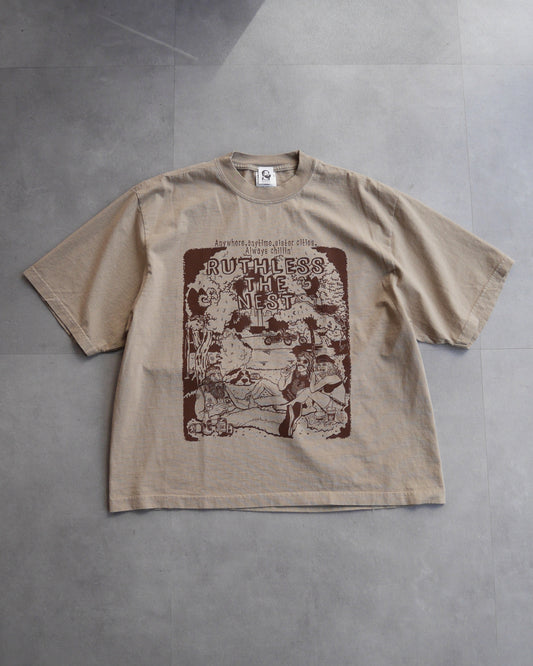 RUTHLESS | SISTER CITIES S/S TEE - Oatmeal