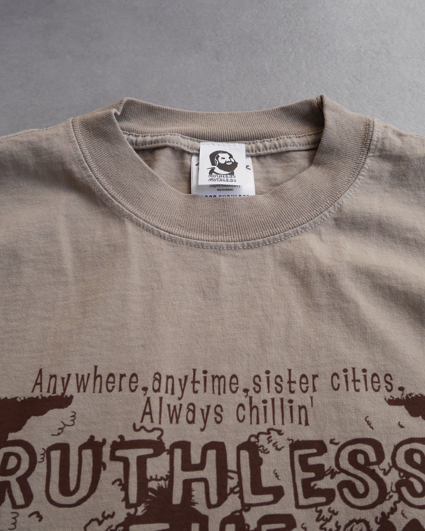 RUTHLESS | SISTER CITIES S/S TEE - Oatmeal