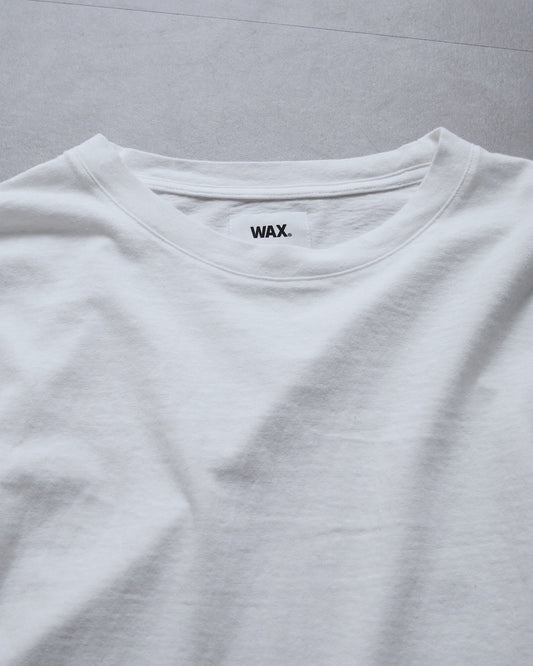 【5.4 (Sat) 12:00 Release.】WAX | BAGGIES LONG TEE - White