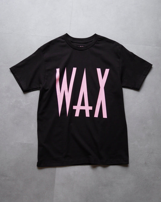 【5.6 (Mon) 12:00 Release.】WAX | WAX BIG LOGO TEE - Black