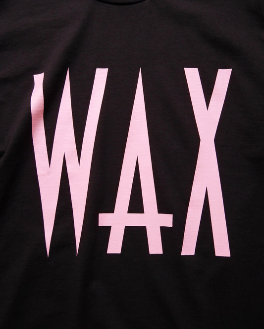 【5.6 (Mon) 12:00 Release.】WAX | WAX BIG LOGO TEE - Black