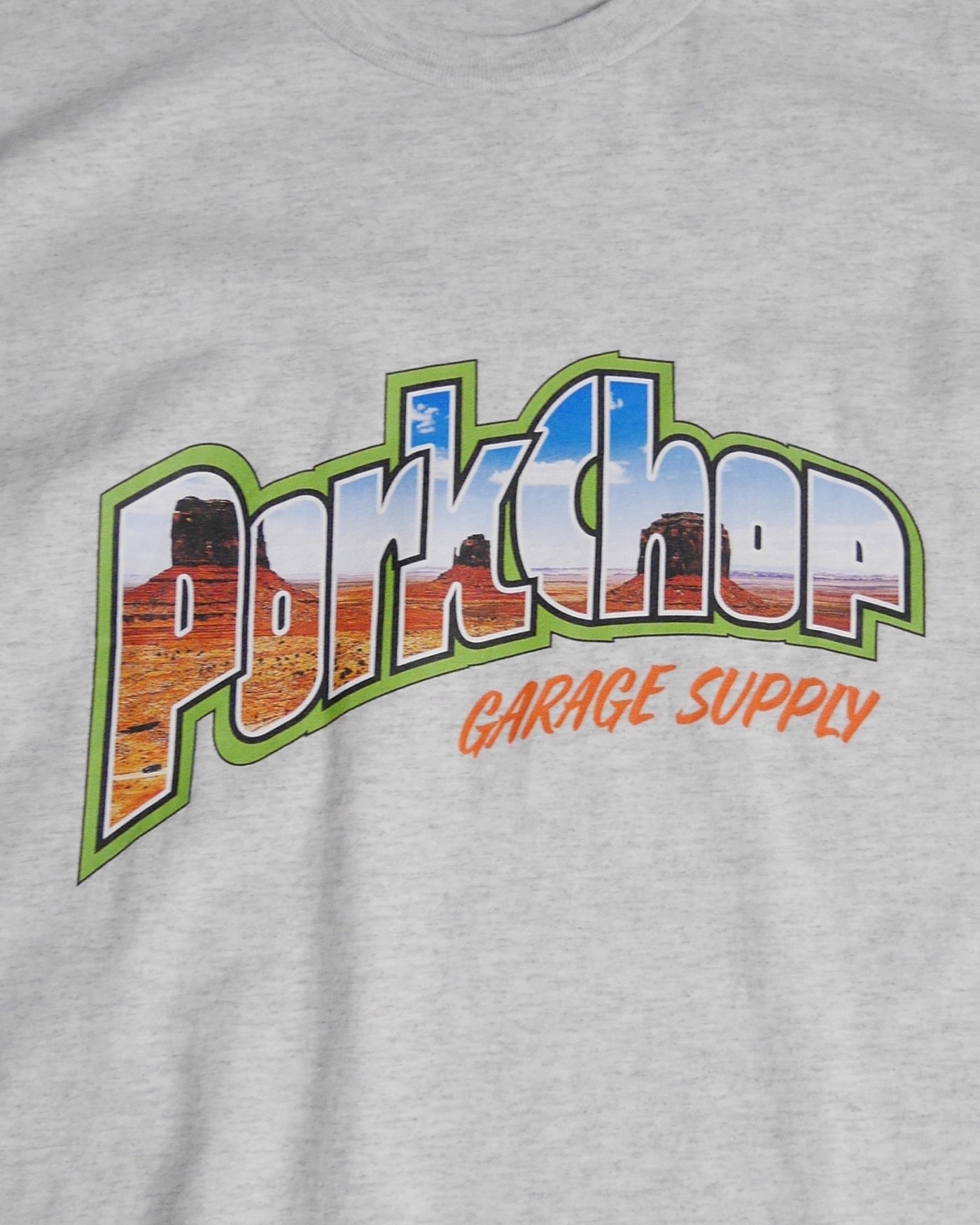 PORKCHOP | MV LOGO TEE - Ash Gray