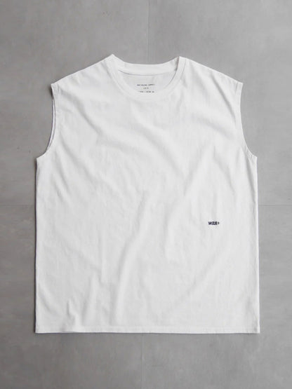 WAX | SLEEVELESS TEE - White